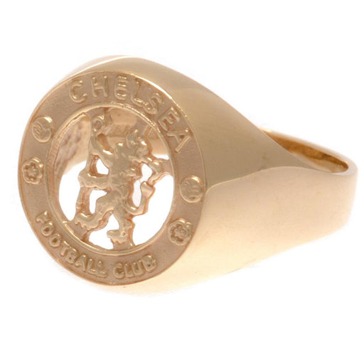 Chelsea FC 9ct Gold Crest Ring Large - Excellent Pick