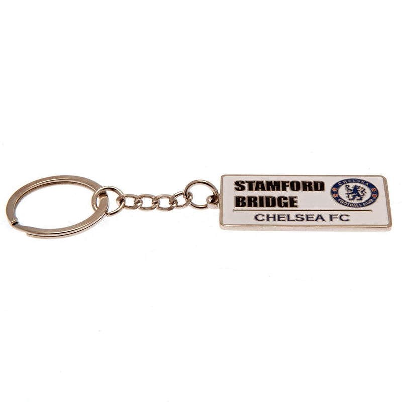 Chelsea FC Embossed Street Sign Keyring - Excellent Pick