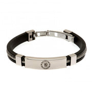 Chelsea FC Silver Inlay Silicone Bracelet - Excellent Pick
