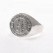 Chelsea FC Silver Plated Crest Ring Medium - Excellent Pick