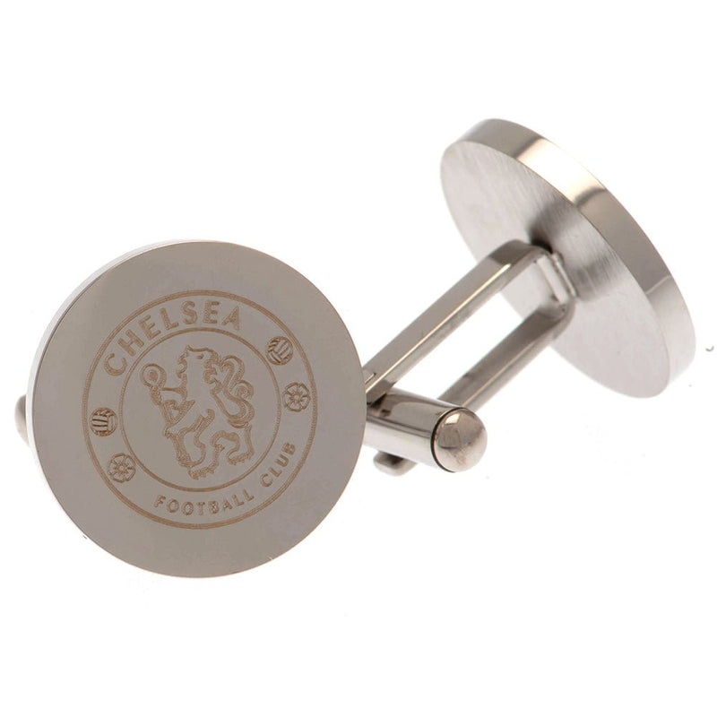 Chelsea FC Stainless Steel Round Cufflinks - Excellent Pick