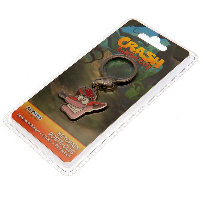 Crash Bandicoot Metal Keyring - Excellent Pick