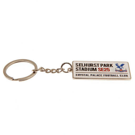 Crystal Palace FC Embossed Street Sign Keyring - Excellent Pick