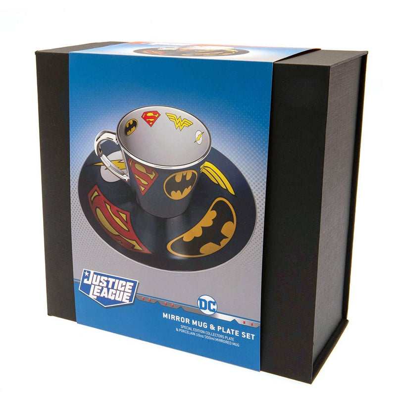 DC Comics Mirror Mug & Plate Set - Excellent Pick
