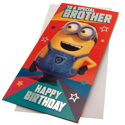 Despicable Me 3 Minion Birthday Card Brother - Excellent Pick