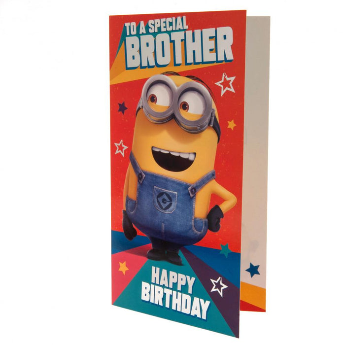 Despicable Me 3 Minion Birthday Card Brother - Excellent Pick