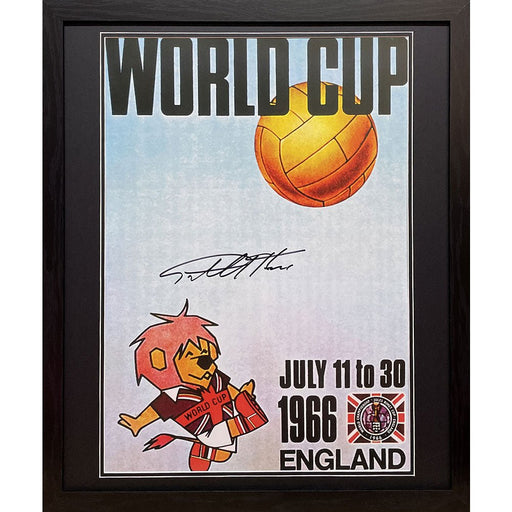 England FA 1966 Sir Geoff Hurst Signed Framed Print - Excellent Pick