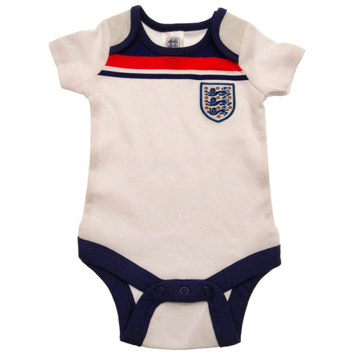 England FA 2 Pack Bodysuit 82 Retro 3-6 Mths - Excellent Pick