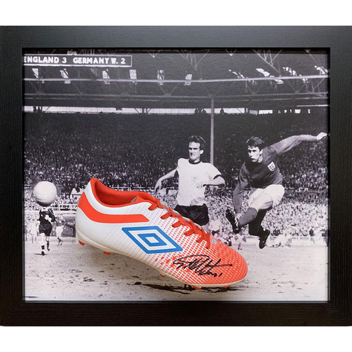 England FA Hurst Signed Boot (Framed) - Excellent Pick