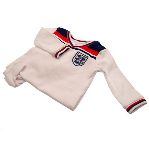 England FA Sleepsuit 82 Retro 6-9 Mths - Excellent Pick