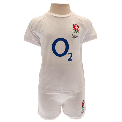 England RFU Shirt & Short Set 12/18 mths PC - Excellent Pick