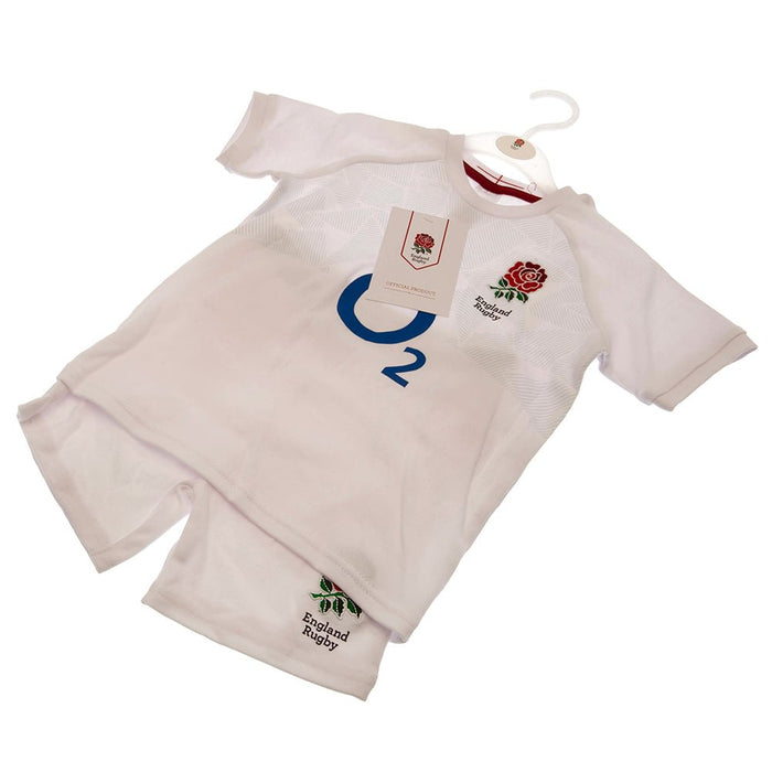 England RFU Shirt & Short Set 12/18 mths PC - Excellent Pick