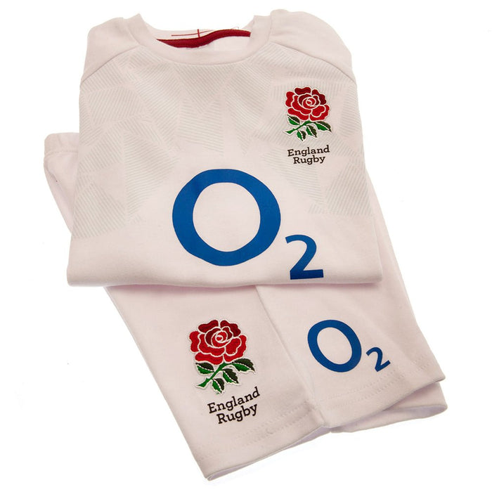 England RFU Shirt & Short Set 12/18 mths PC - Excellent Pick