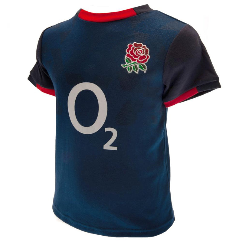 England RFU Shirt & Short Set 6/9 mths NV - Excellent Pick