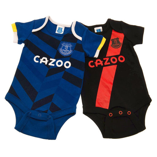 Everton FC 2 Pack Bodysuit 0-3 Mths - Excellent Pick