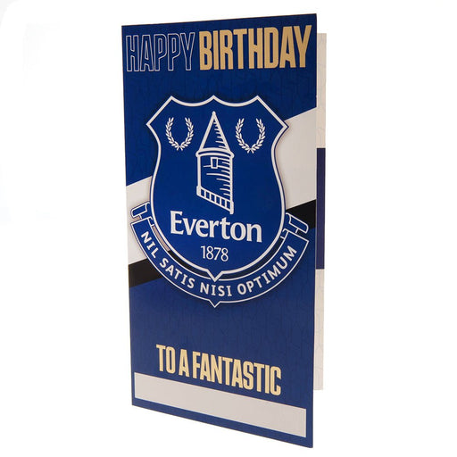 Everton FC Birthday Card Personalised - Excellent Pick