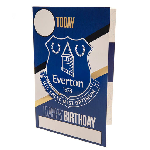 Everton FC Birthday Card With Stickers - Excellent Pick