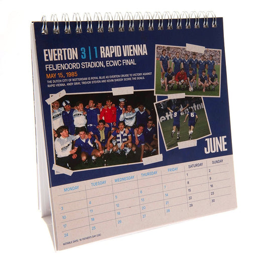 Everton FC Desktop Calendar 2024 - Excellent Pick