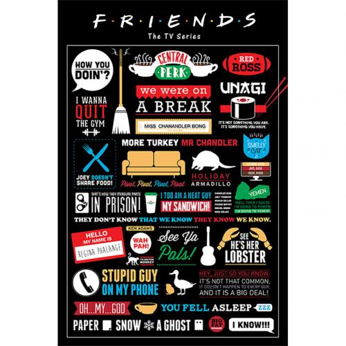 Friends Poster Infographic 150 - Excellent Pick