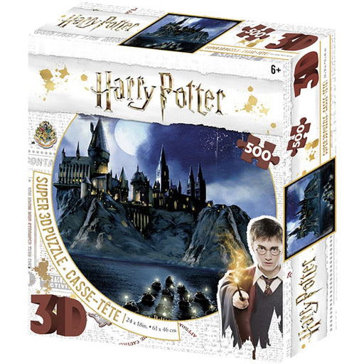 Harry Potter 3D Image Puzzle 500pc Hogwarts Night - Excellent Pick