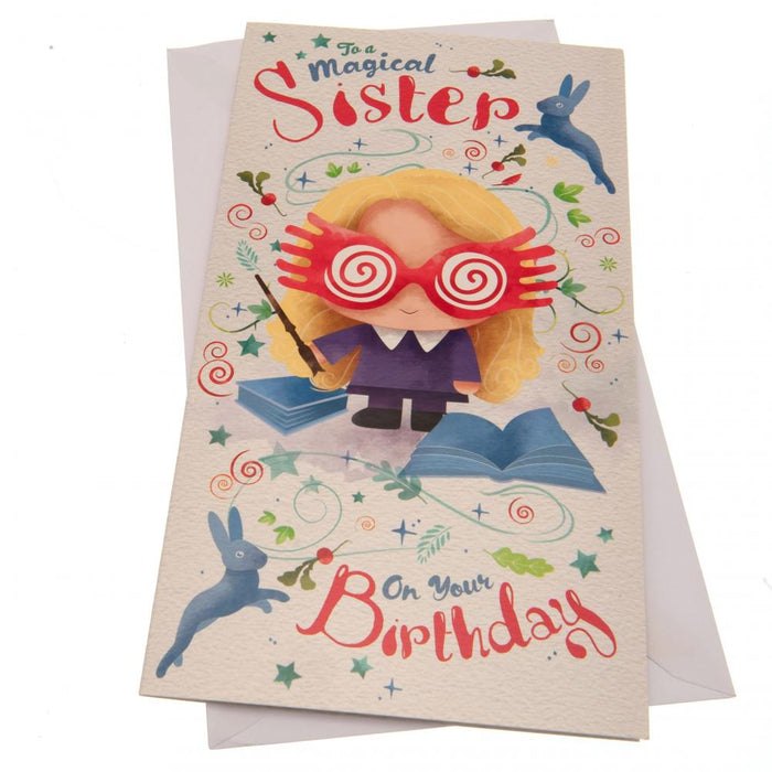 Harry Potter Birthday Card Sister - Excellent Pick