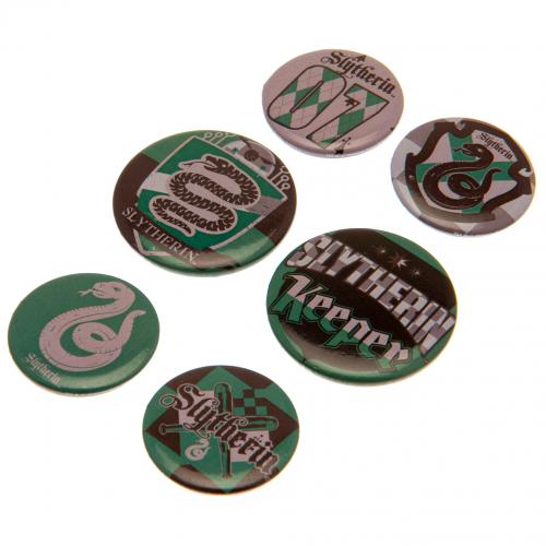 Harry Potter Button Badge Set Slytherin - Excellent Pick