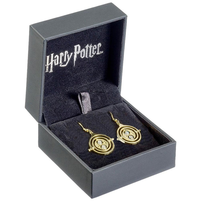 Harry Potter Gold Plated Crystal Earrings Time Turner - Excellent Pick