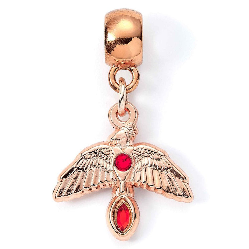 Harry Potter Rose Gold Plated Charm Fawkes - Excellent Pick