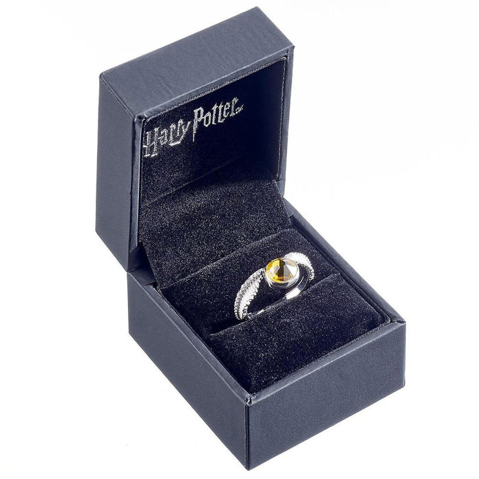 Harry Potter Sterling Silver Crystal Ring Golden Snitch Large - Excellent Pick