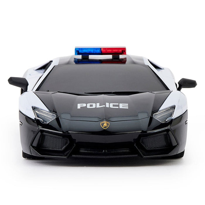 Lamborghini Aventador Radio Controlled Car 1:24 Scale Police - Excellent Pick