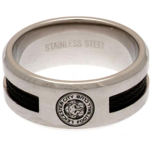 Leicester City FC Black Inlay Ring Medium - Excellent Pick