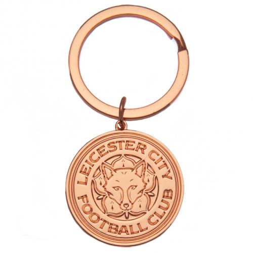 Leicester City FC Rose Gold Plated Keyring - Excellent Pick