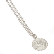 Leicester City FC Silver Plated Pendant & Chain - Excellent Pick