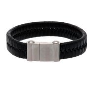 Leicester City FC Single Plait Leather Bracelet - Excellent Pick