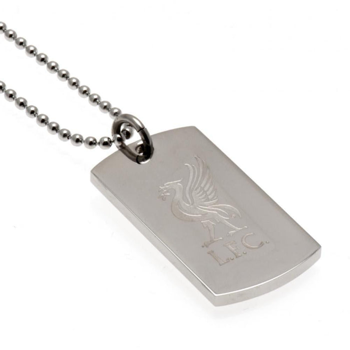 Liverpool FC Engraved Dog Tag & Chain LB - Excellent Pick