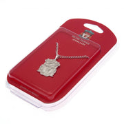 Liverpool FC Silver Plated Pendant & Chain XL - Excellent Pick