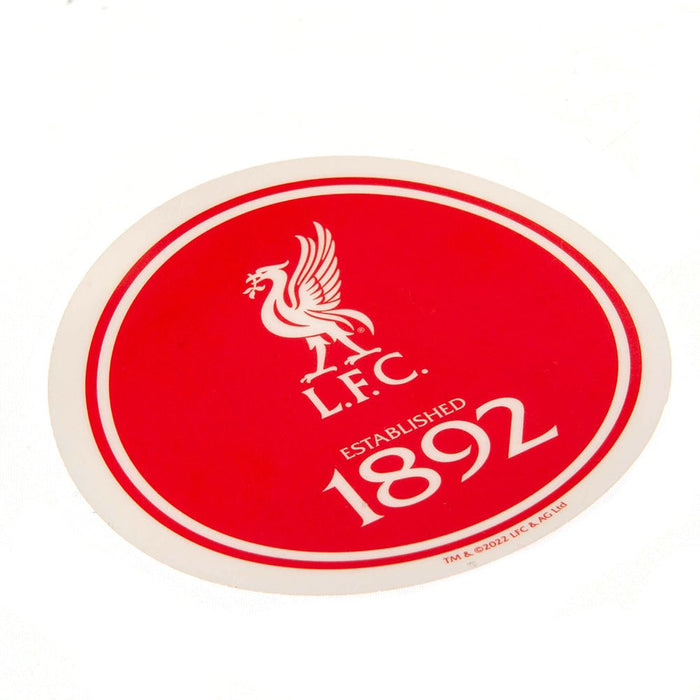 Liverpool FC Single Car Sticker EST - Excellent Pick
