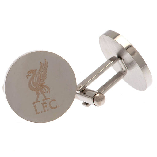 Liverpool FC Stainless Steel Round Cufflinks - Excellent Pick