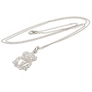 Liverpool FC Sterling Silver Pendant & Chain CR - Excellent Pick