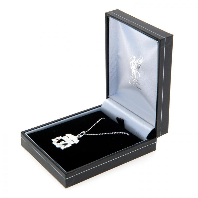 Liverpool FC Sterling Silver Pendant & Chain CR - Excellent Pick