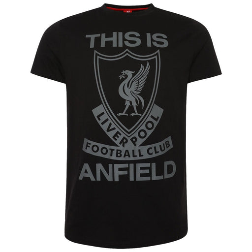 Liverpool FC This Is Anfield T Shirt Mens Black L - Excellent Pick
