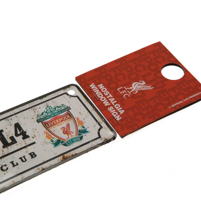 Liverpool FC Window Sign Retro - Excellent Pick