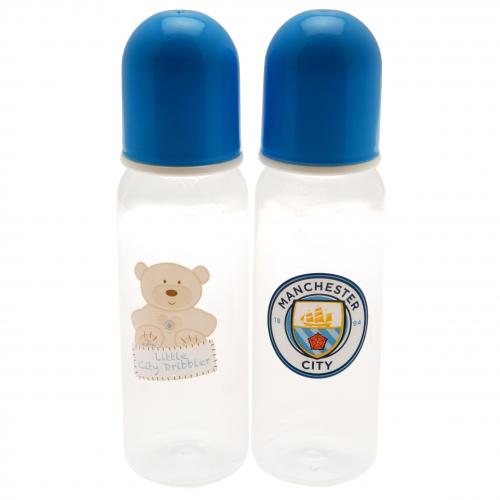 Manchester City FC 2pk Feeding Bottles - Excellent Pick