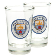 Manchester City FC 2pk Shot Glass Set - Excellent Pick