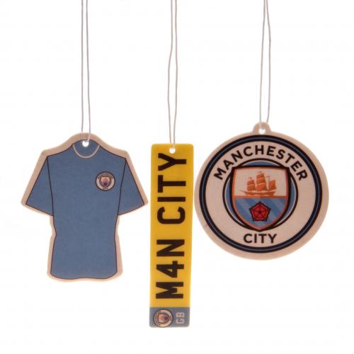 Manchester City FC 3pk Air Freshener - Excellent Pick