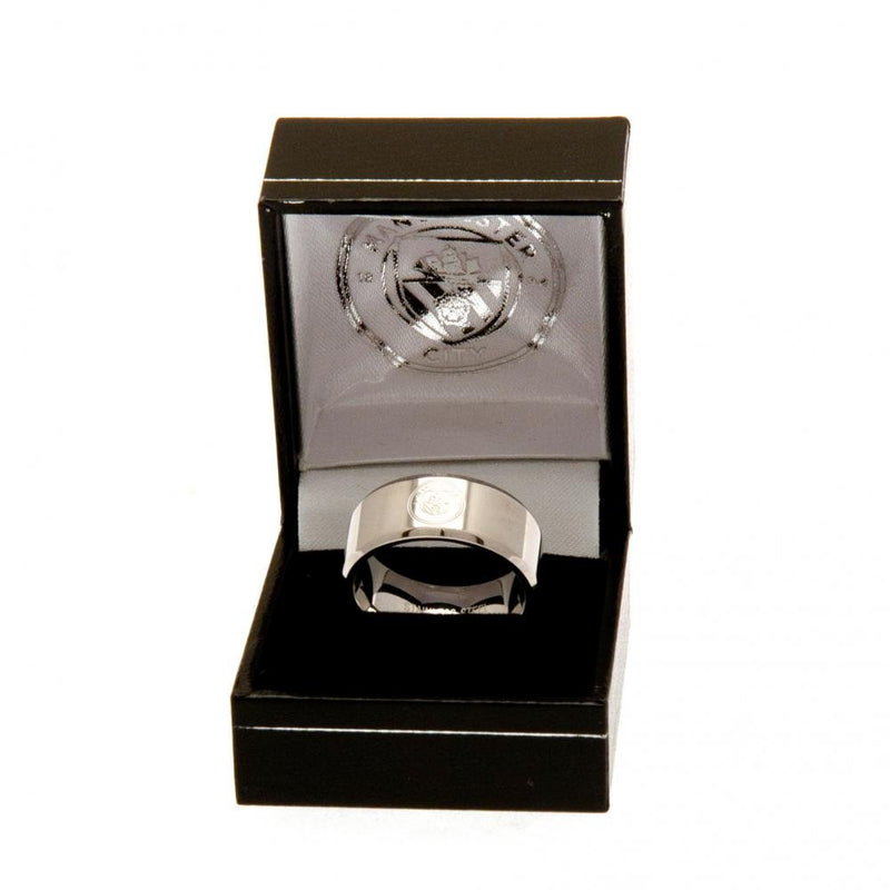 Manchester City FC Band Ring Large - Excellent Pick