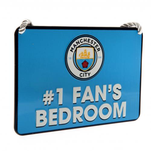 Manchester City FC Bedroom Sign No1 Fan - Excellent Pick