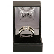 Manchester City FC Black Inlay Ring Small - Excellent Pick
