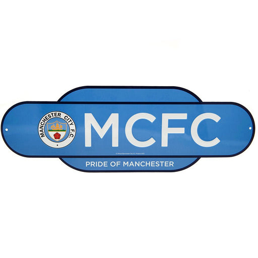 Manchester City FC Colour Retro Sign - Excellent Pick