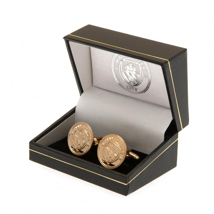 Manchester City FC Gold Plated Cufflinks - Excellent Pick